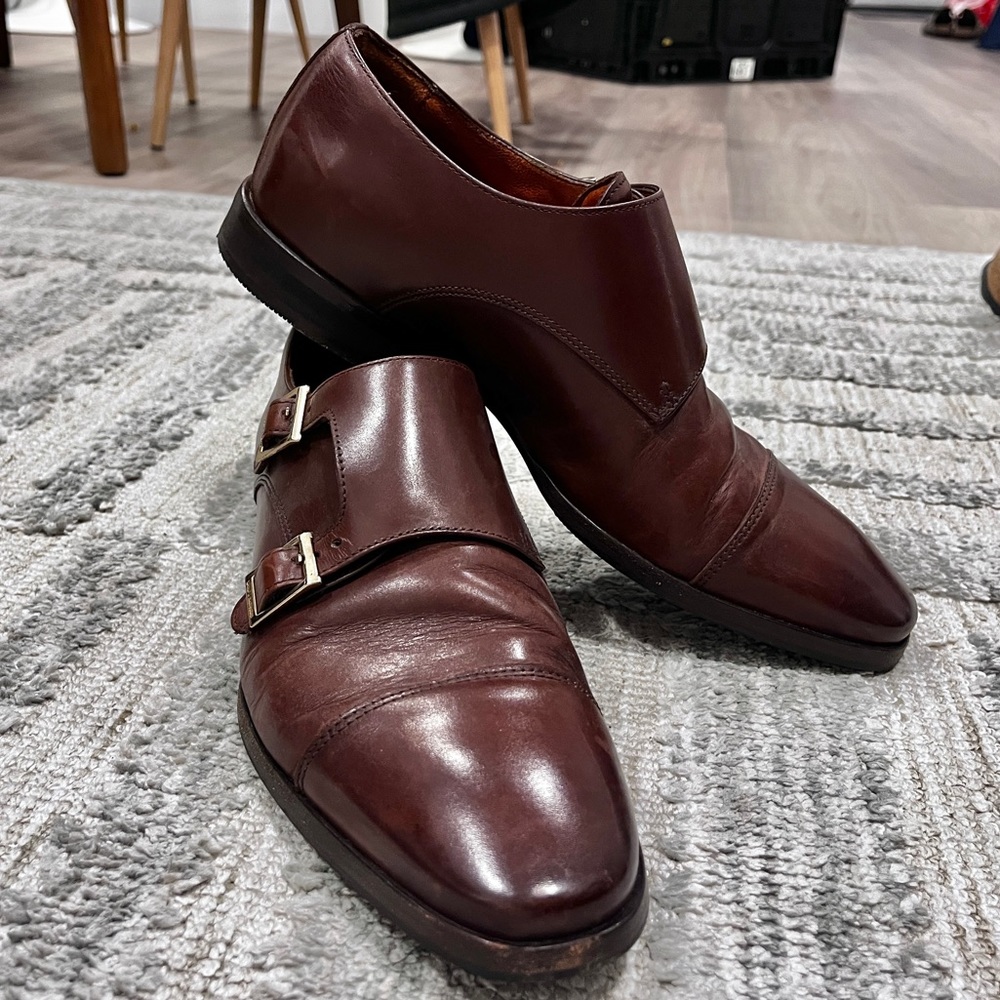 Wolf and Shepherd Monk Strap Dress Shoes Men’s 7.5-8